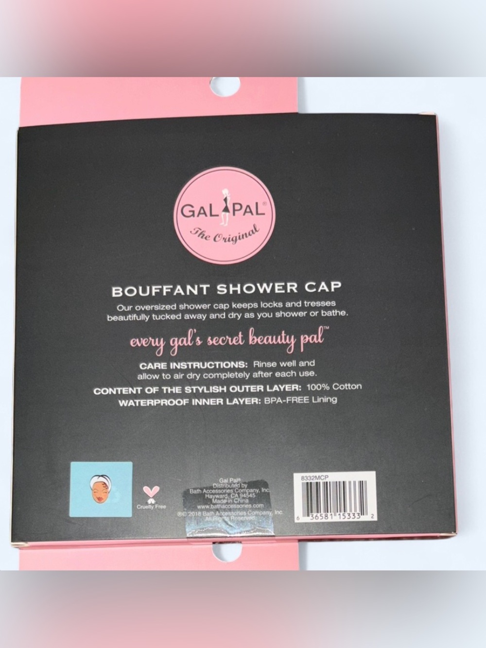 Gal Pal “The Original” Bouffant Shower Cap – NWT 💋🛁Boutique - Picture 4 of 5